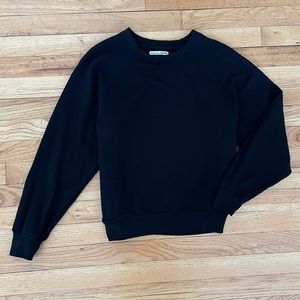 Reformation Rio sweatshirt, black size XS